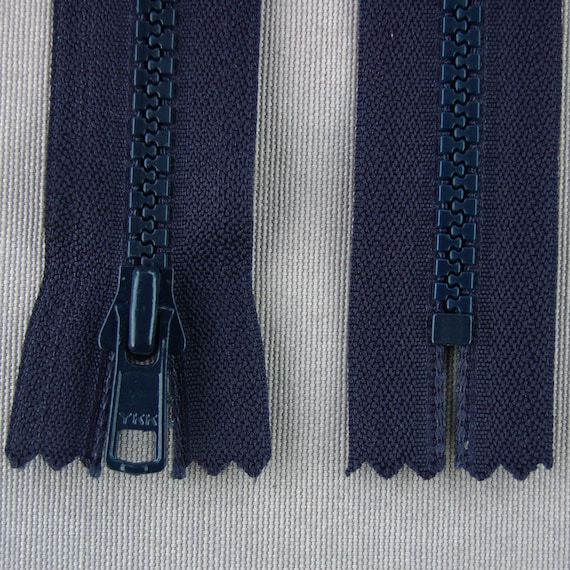 Zip// Fermeture éclair simple non séparable de 30 cm Couleur Grise