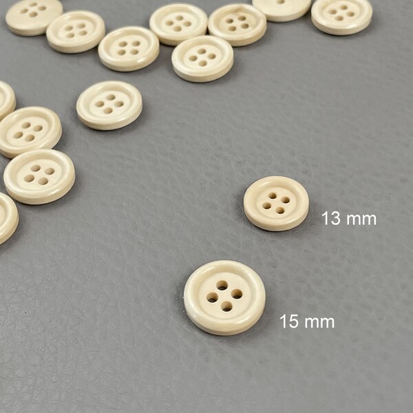 Bouton en bois vernis 13 ou 15 mm tarif dégressif