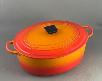 PAUL BOCUSE Nomar Cocotte Ovale Fonte Emaillée rouge cerise - Catawiki