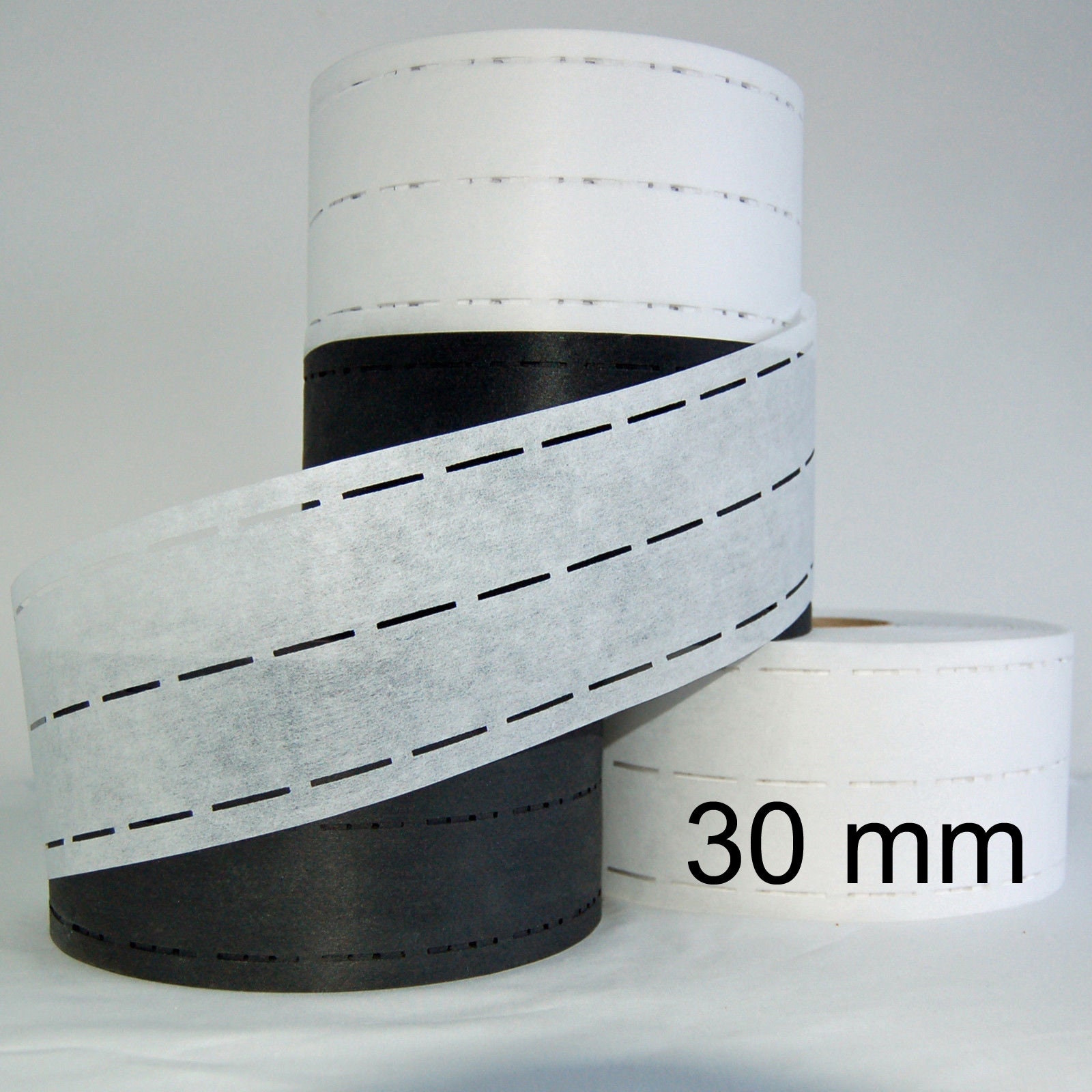 5 Meters of Fusible Tape, Ironing Tape Easy Seamless Hem WHITE / BLACK  Width of Your Choice: 10, 15, 20, 30, 40 Mm -  Ireland