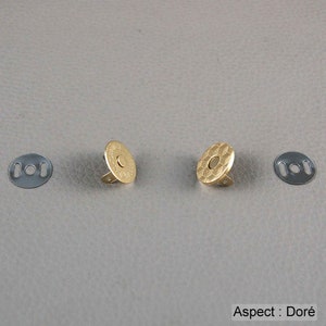 Bouton Pression Aimanté 18 mm doré tarif dégressif zdjęcie 2