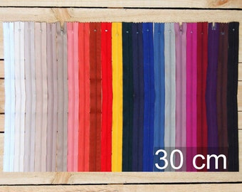 30 cm non-separable zipper, decreasing price