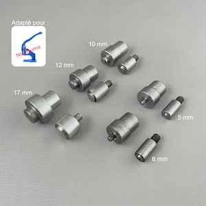 Eyelet installation set Matrix 5 6 10 12 or 17 mm