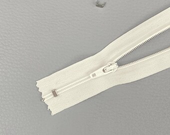 Ivory zipper 100 cm