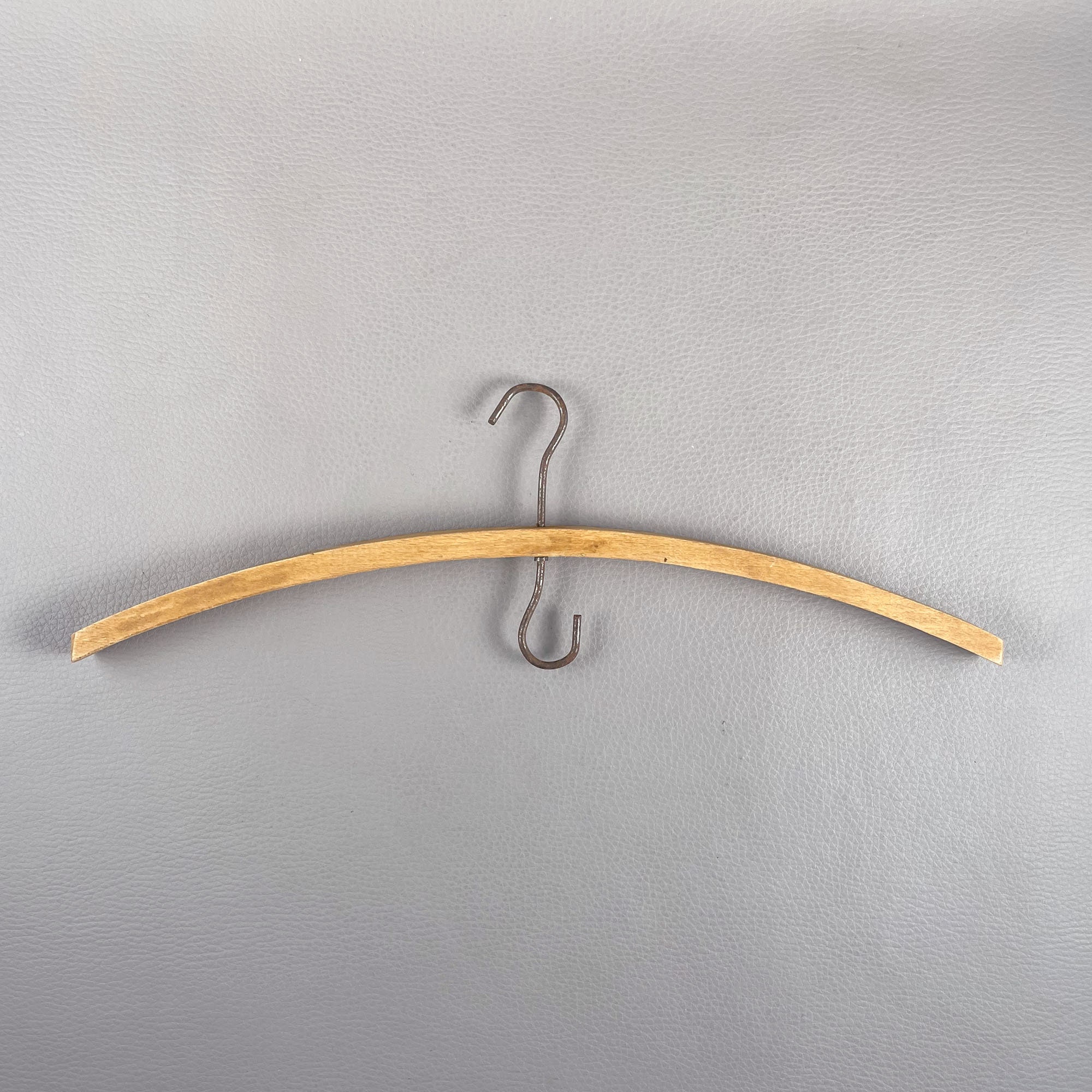 50s vintage wood hanger made in usa　5本 Vintage 50s Wooden Coat Hanger HOWARD CLOTHES 1950s