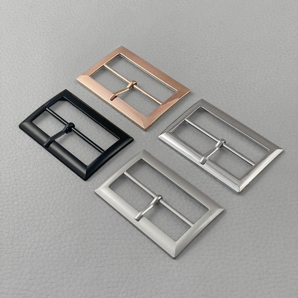 Metal belt buckle with pin 50 mm decreasing price