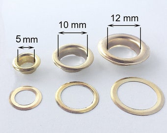 Goldmetallöse 5 10 oder 12 mm Preisreduzierung