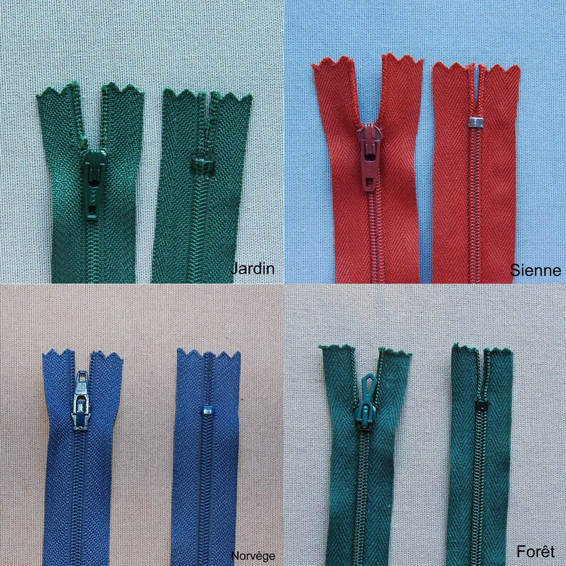 CLOSURE ZIPPER 18 cm mesh NYLON 4 not separable zipper zip pricing