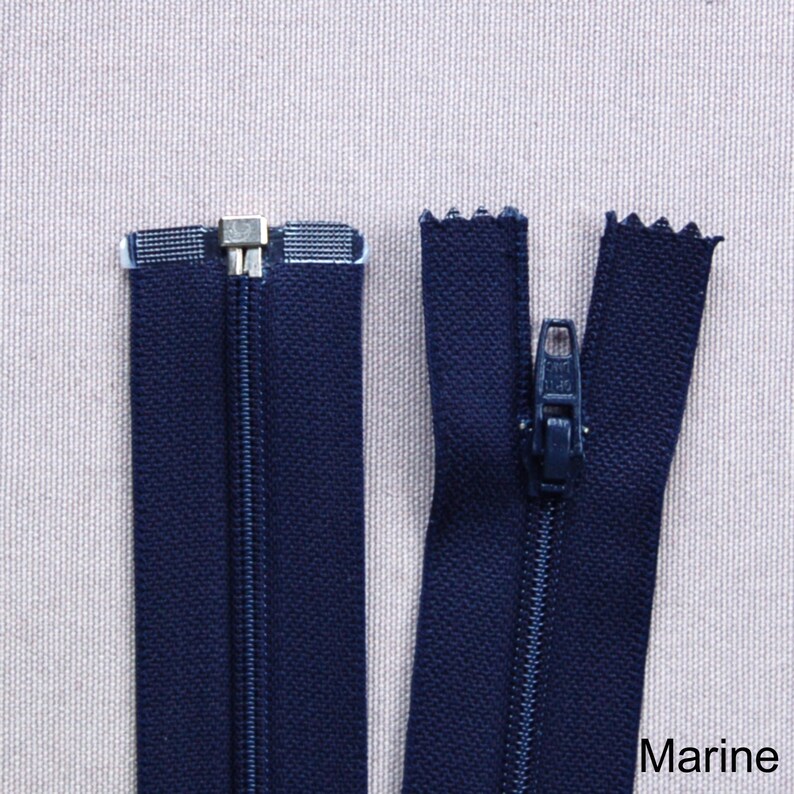 FERMETURE À GLISSIÈRE 25 CM MAILLE MÉTAL NON SÉPARABLE TARIF DÉGRESSIF