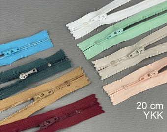 YKK 20 cm non-separable zipper, decreasing price