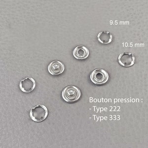 20mm Press Studs Snap Button Fasteners Four Part Press Studs Heavy