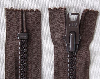 FERMETURE à GLISSIÈRE 9cm maille INJECTÉE non séparable éclair zip tarif dégressif