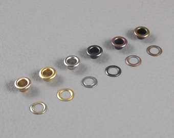 Metal eyelet 5 mm decreasing price 6 shades to choose from