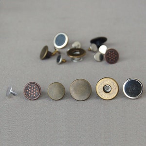 Jeansknoop 14 of 17 mm afnemende prijs