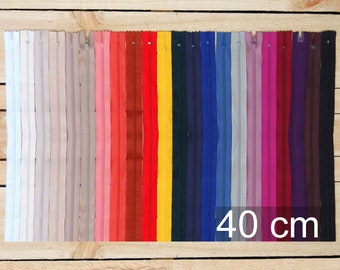 40 cm non-separable zipper, decreasing price