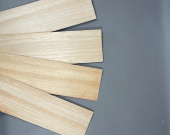 Balsa wood sheet 10 x 0.2 cm, length 75 to 100 cm