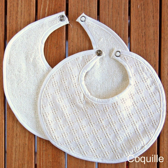 First Bavoir Naissance Double Sided Bamboo Cotton Bavette Etsy