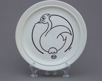 PLATE pjm75 GOODIES ESSO bird vintage 1975