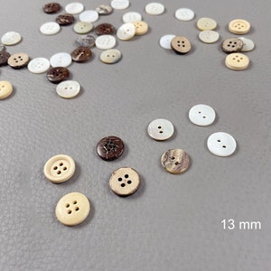 13 mm natural button decreasing price