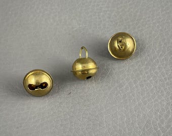 Gold-plated metallic bell, 14 mm