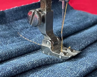 Prensatelas de rodillo para máquina industrial de tejidos gruesos