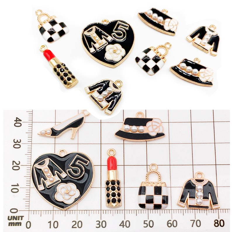 18 Pcs Designer Charms for bracelet bulk Fashion juicy Etsy