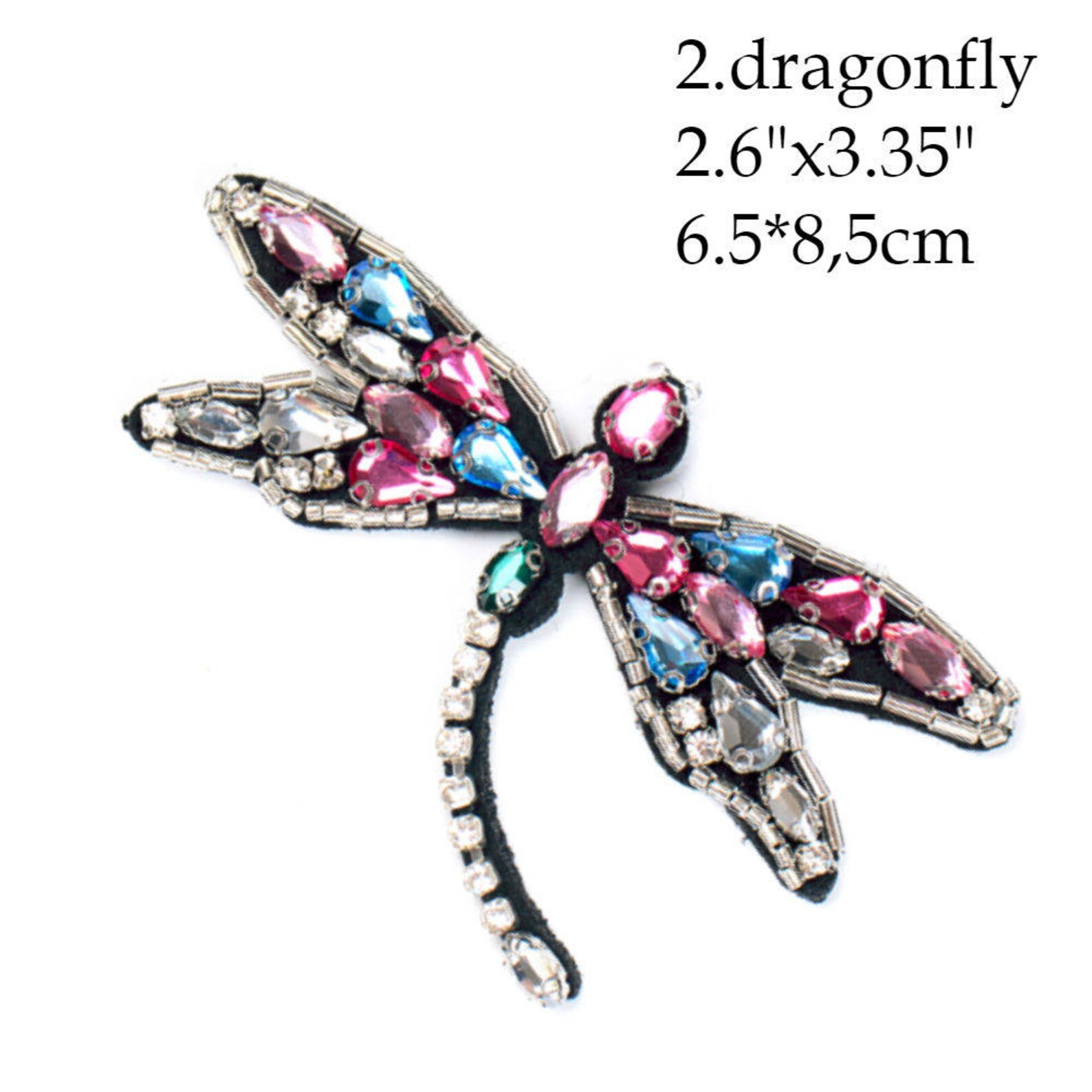 Rhinestone applique sequin patch patches for jackets PAT Etsy