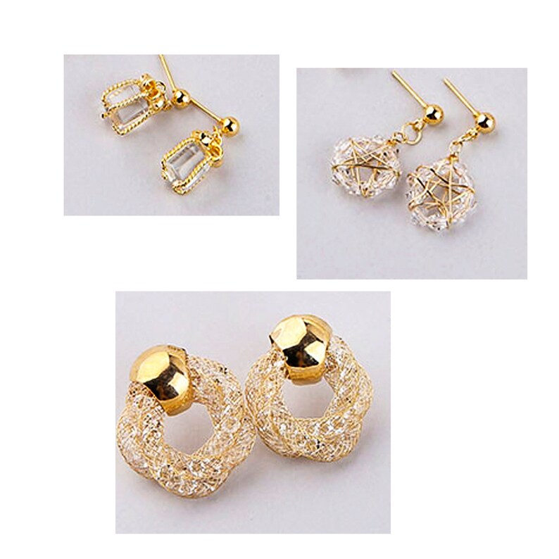 Earring Making Kit Gold_ Jewelry Making Kit_ Earring Making Etsy