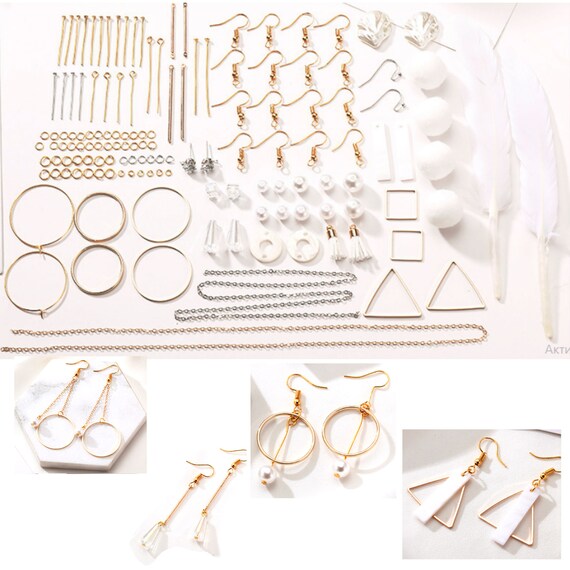 Earring Making Kit _ Jewelry Making Kit_ Earring Making Etsy UK
