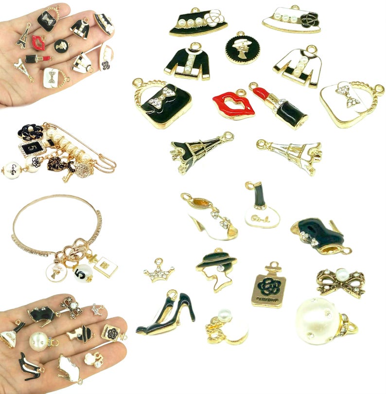 Designer Charms for bracelet bulk Fashion juicy couture Etsy