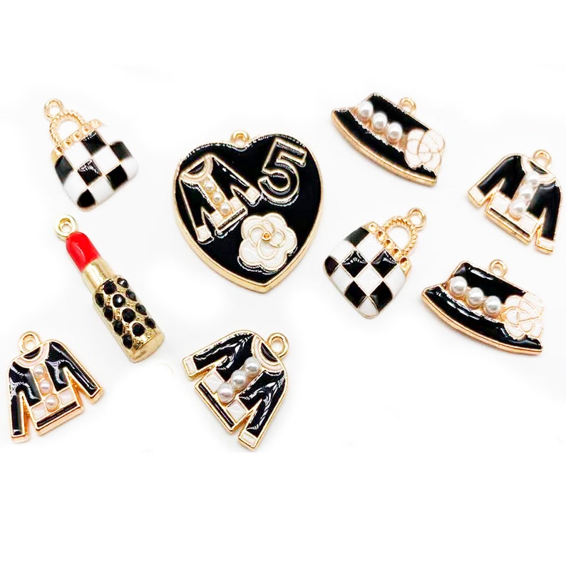 18 Pcs Designer Charms for bracelet bulk Fashion juicy Etsy