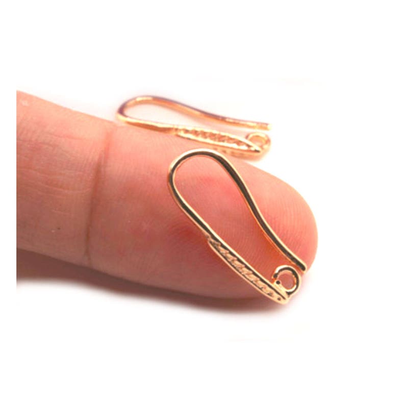 Clip on Earring Findings 24k Gold Earrings Hook Fish Clips Etsy