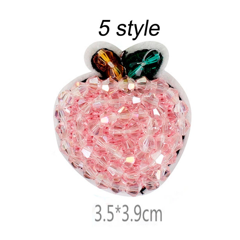 Sequin Patch for jacket Rhinestone applique Bead Fabric DIY Etsy