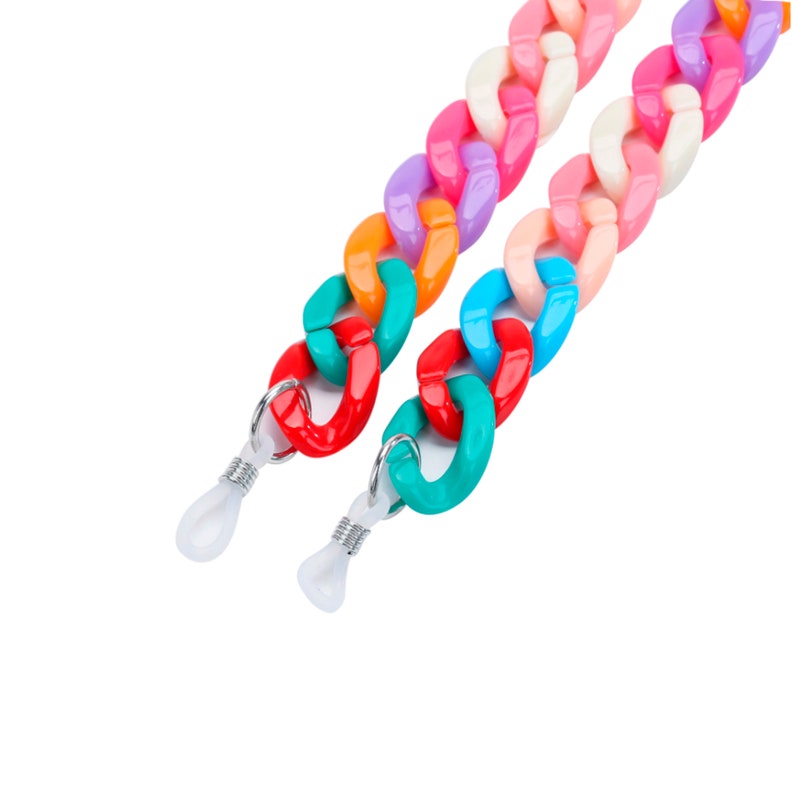 Eyeglass chain Acrylic Chains Eyewear Retainer Sunglasses Etsy