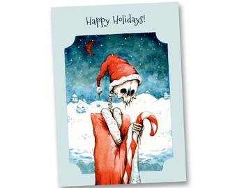 Postcard A6 "Happy Holidays"
