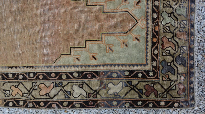 2.8x5 ft. Kilim Rug Rare Rug Oushak Rug Turkish Rug Aztec Rug Turkish Rug Nomatic Rug Anatolian Rug Decorative Rug Vintage Rug