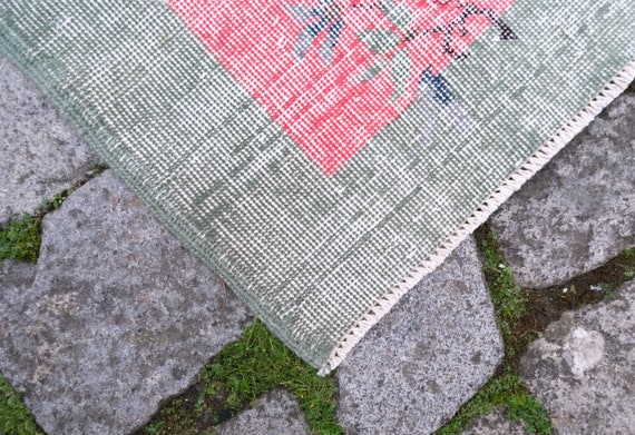 花柄ラグ・トルコラグ　ヴィンテージ　アナトリア 花柄ラグ・トルコラグ ヴィンテージ アナトリア アナトリアの氷