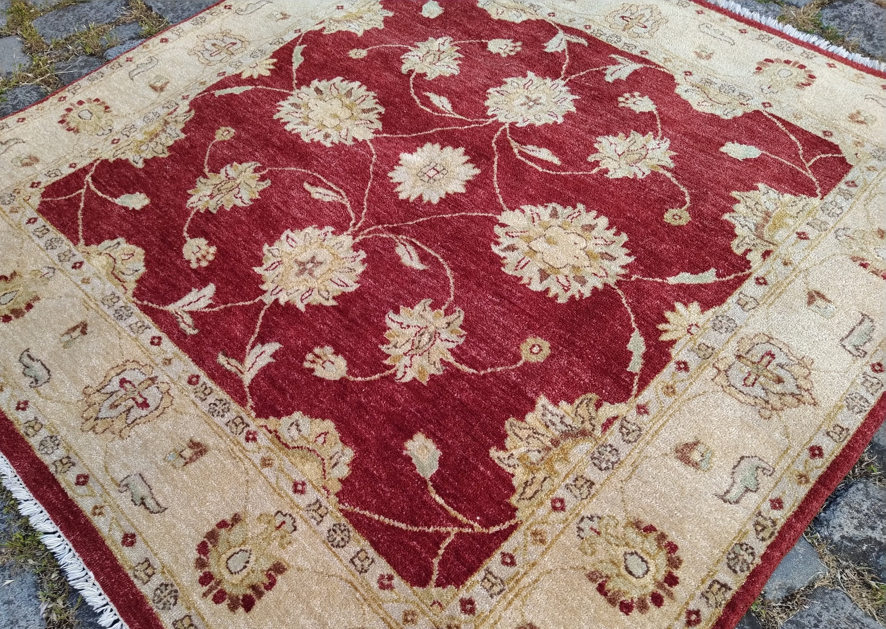 5x5 Square Anatolian Vintage Rug,uşak Vintage Rug,5x5 Rug,antique Rug ...