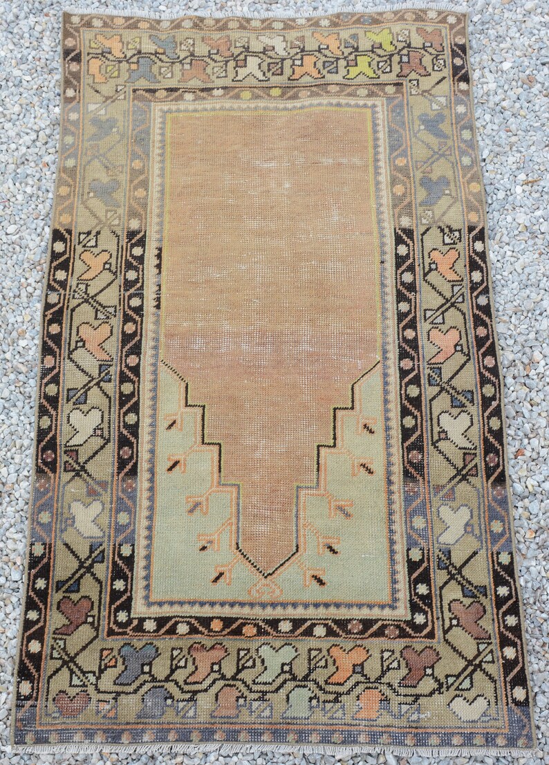 2.8x5 ft. Kilim Rug Rare Rug Oushak Rug Turkish Rug Aztec Rug Turkish Rug Nomatic Rug Anatolian Rug Decorative Rug Vintage Rug
