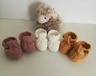 Tricoter Chausson Bottes Etsy