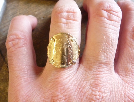 Chevalière napoléon 10 francs Clearance