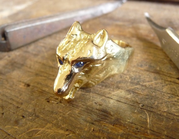 bague or loup bague or loup