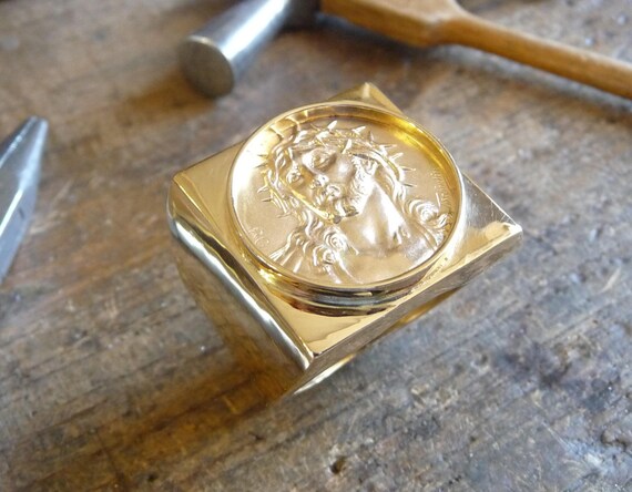 bague homme christ bague homme christ