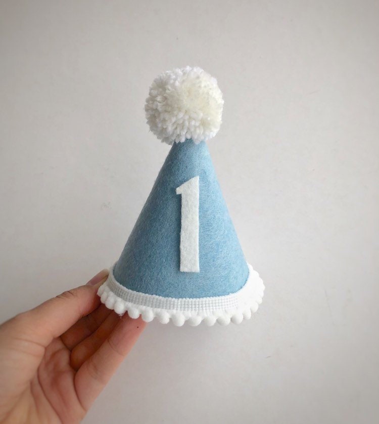 First Birthday Party Hat 1/2 Half Birthday Hat First Birthday Party