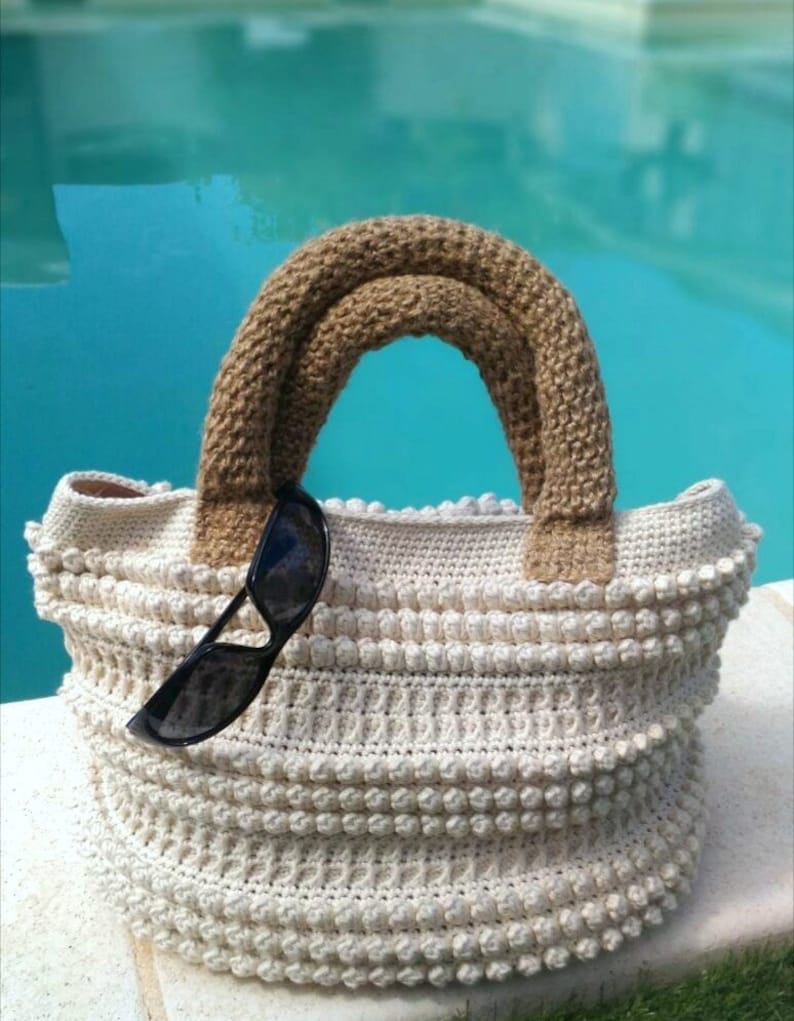 boho chic spirit,Summer Collection bohemian bag SALLY bag tot scru cotton handle jute string crochet bag,