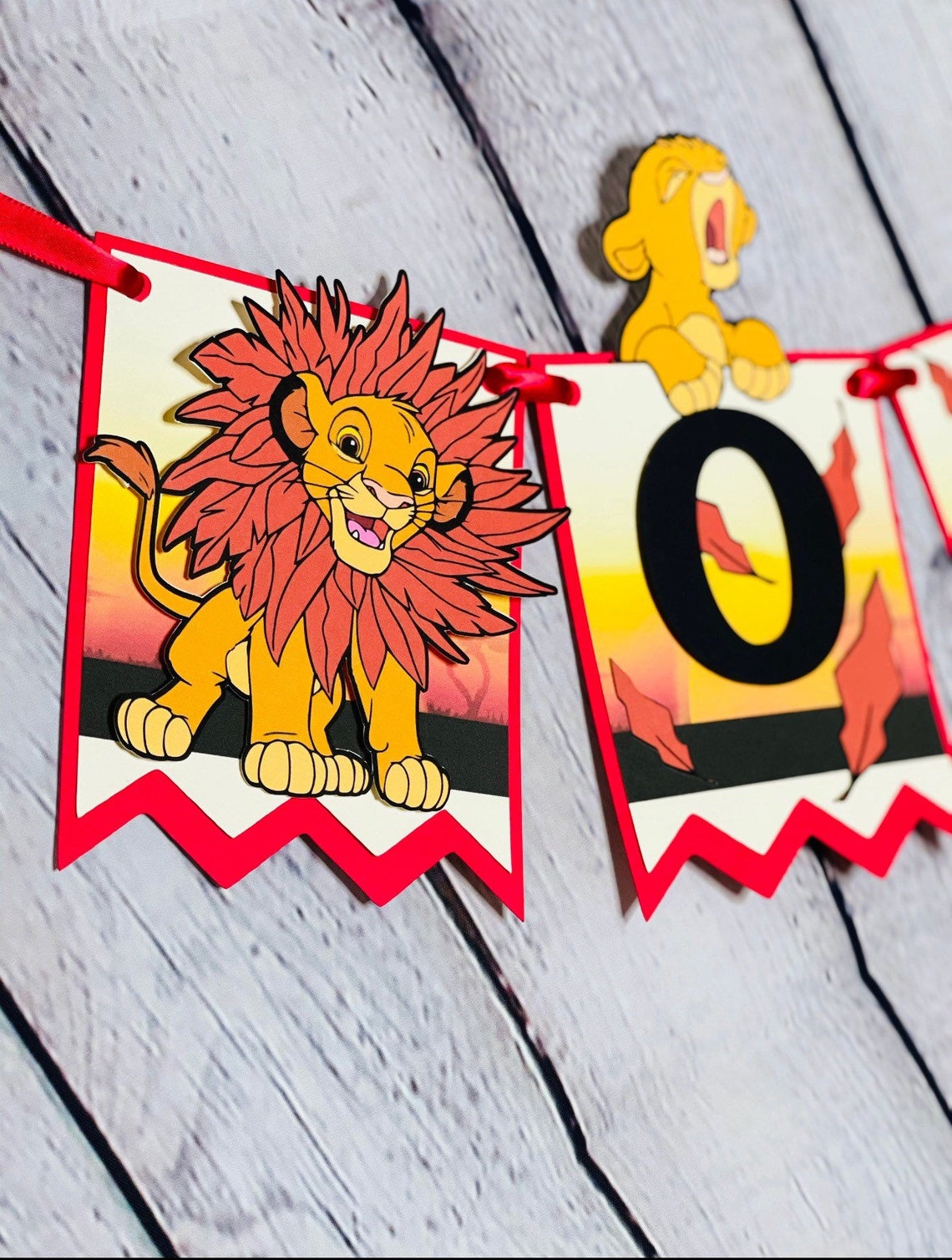 The Lion King Birthday Banner and Timeline | Etsy