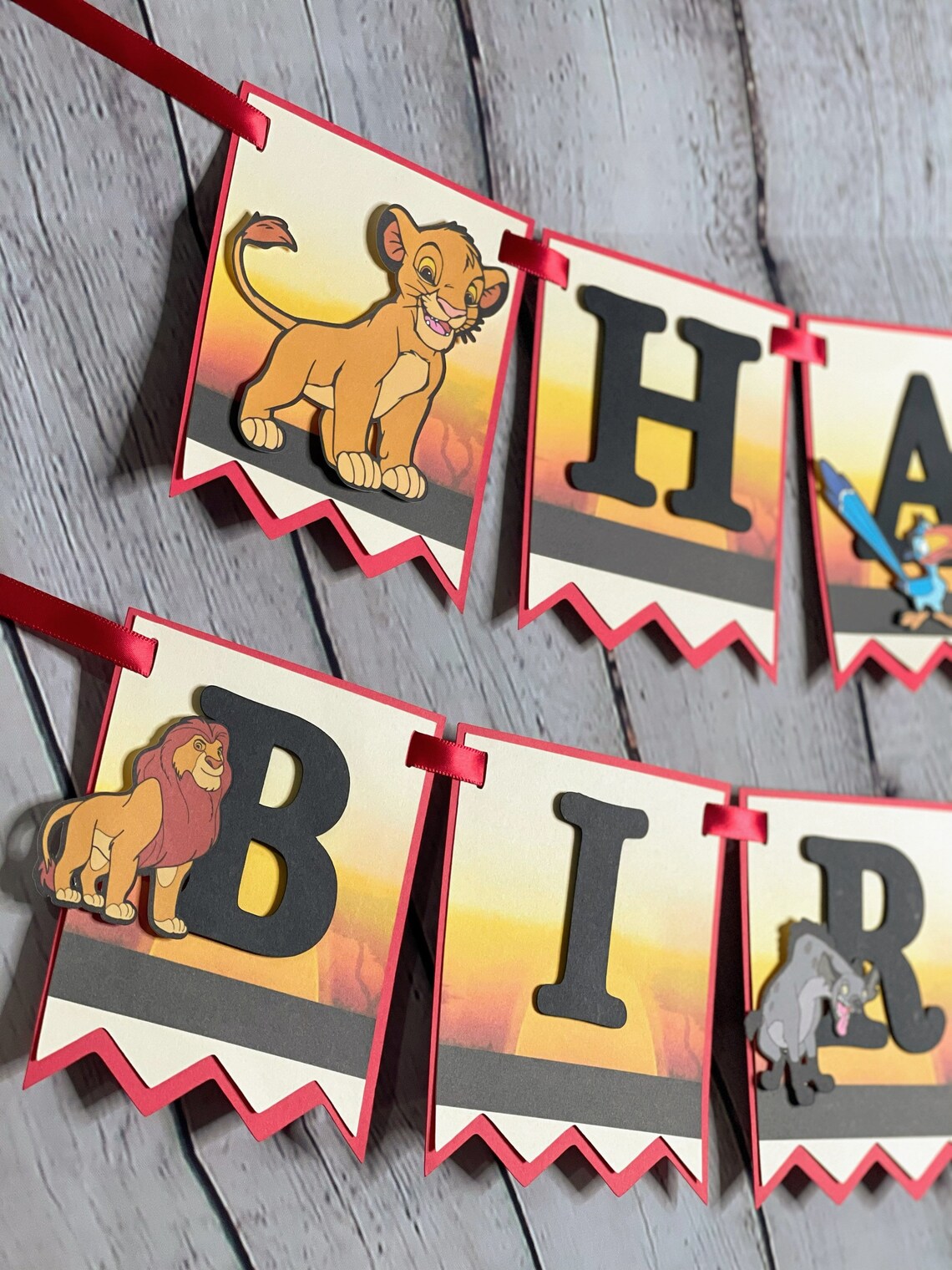 The Lion King Birthday Banner and Timeline | Etsy