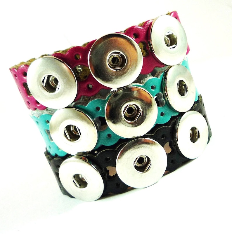 CH3 1 CHUNK turquoise leather bracelet to customize