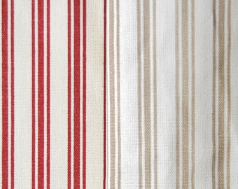 Striped mattress canvas Trendy upholstery fabric coupon family home