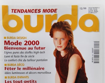 Vintage Burda pattern magazine from the 90s and 2000s